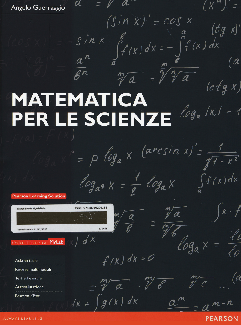 Matematica per le scienze. Ediz. MyLab. Con aggiornamento online