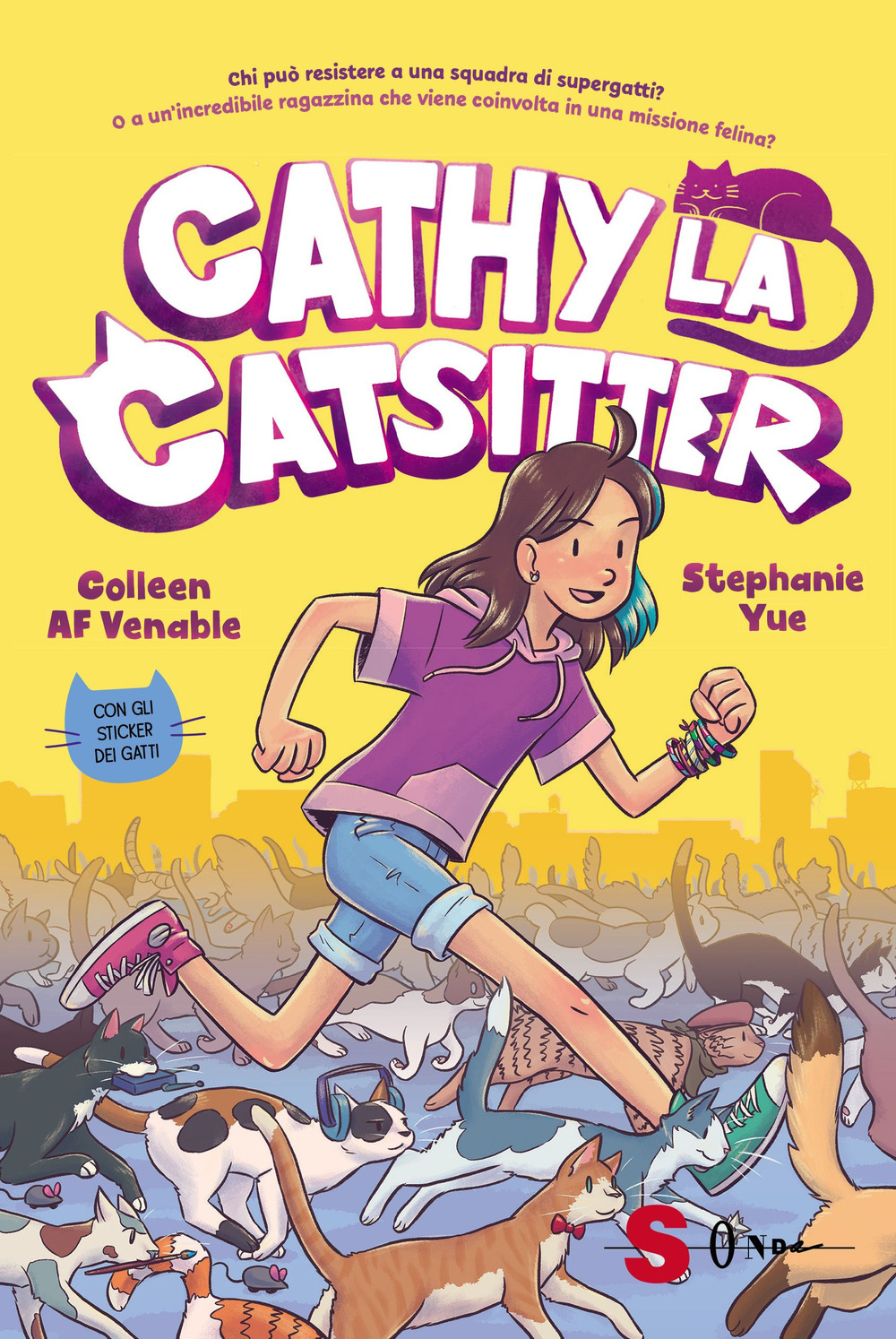 CATHY LA CATSITTER. CON ADESIVI - Venable Colleen AF - 9788872241424