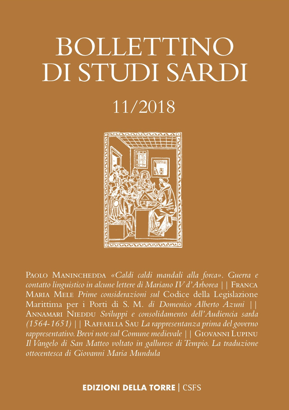 Bollettino di studi sardi (2018). Vol. 11