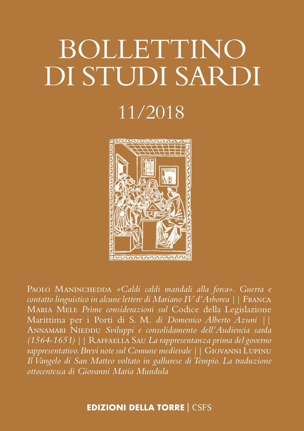 Bollettino di studi sardi (2018). Vol. 11