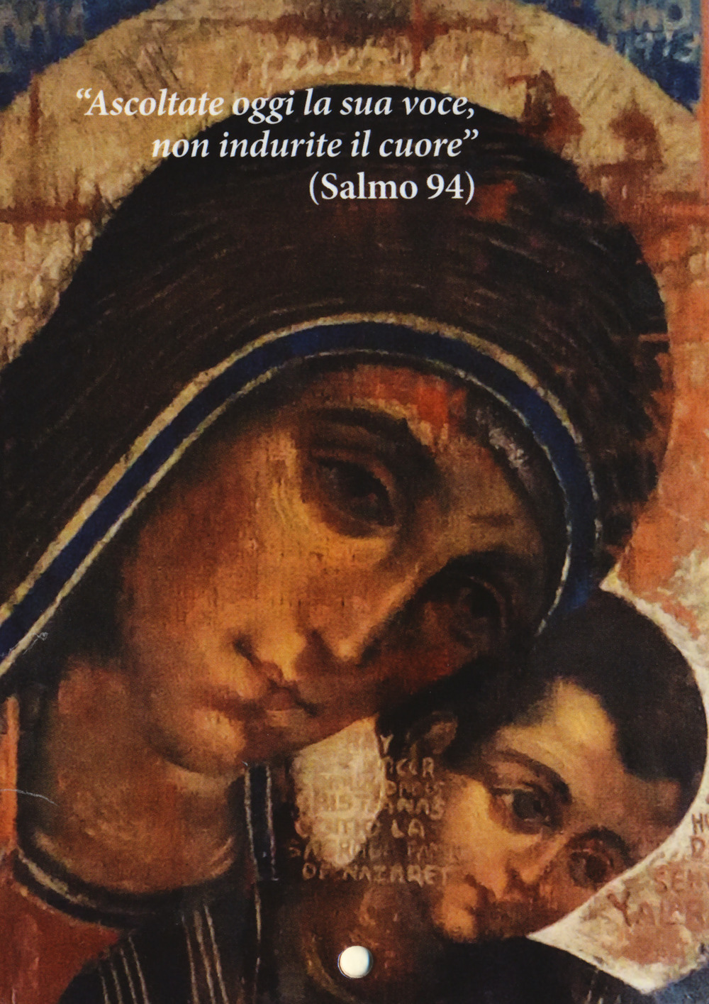 Ascoltate oggi la sua voce 2019. Calendario liturgico. Icona di Kiko Arguello