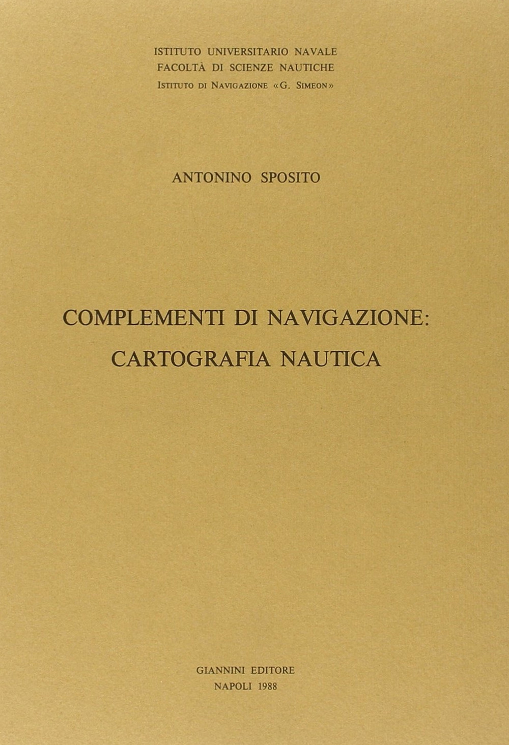 Complementi di navigazione: cartografia nautica