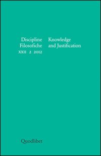 Discipline filosofiche (2012). Vol. 2: Knowkledge and justification
