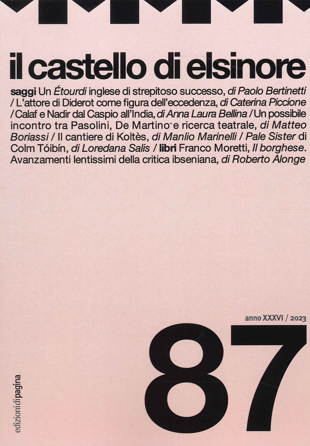 Il castello di Elsinore (2023). Vol. 87