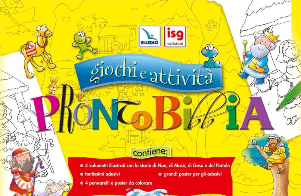 Pronto Bibbia. Giochi e attività. Ediz. illustrata