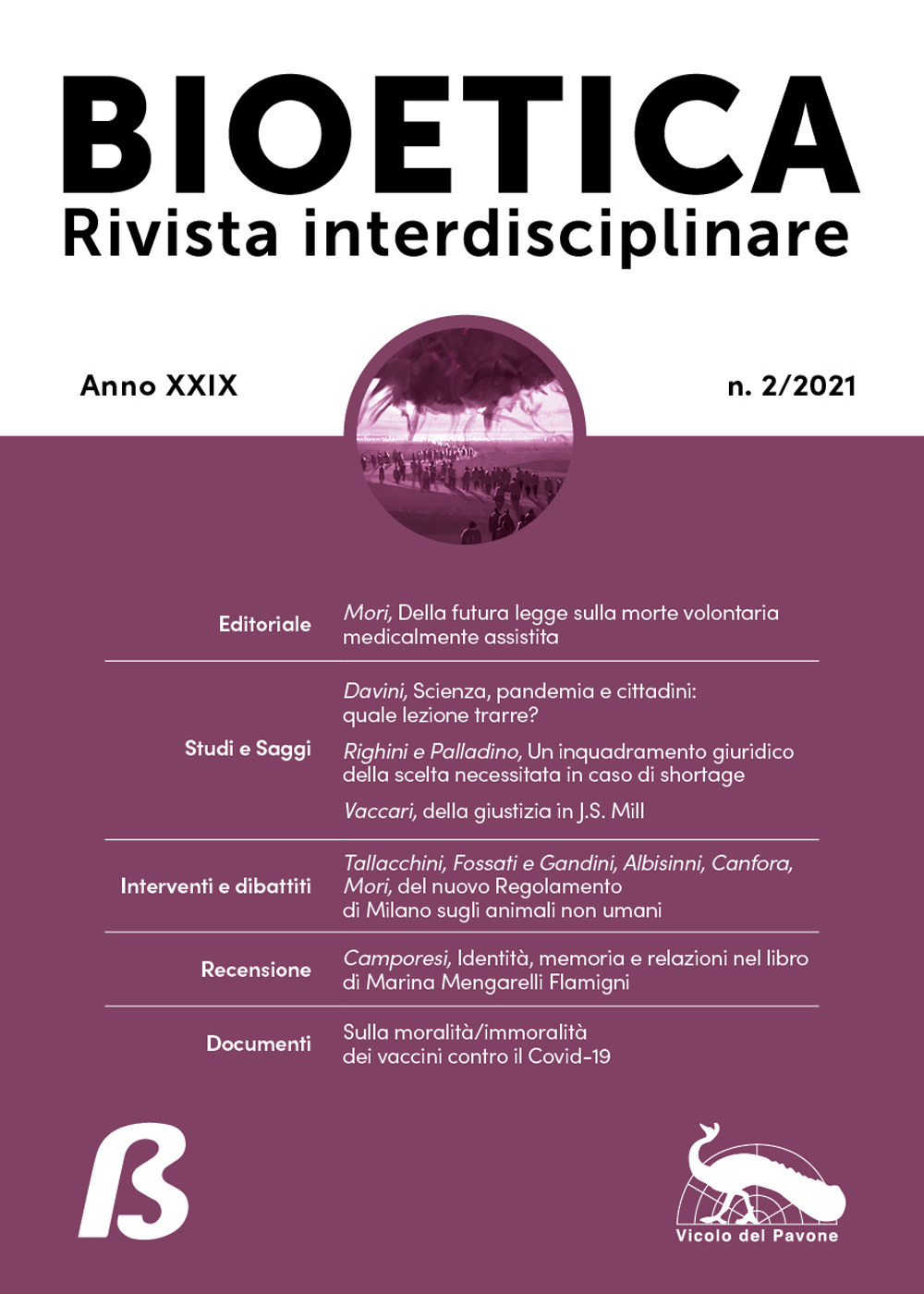Bioetica. Rivista interdisciplinare (2021). Vol. 2