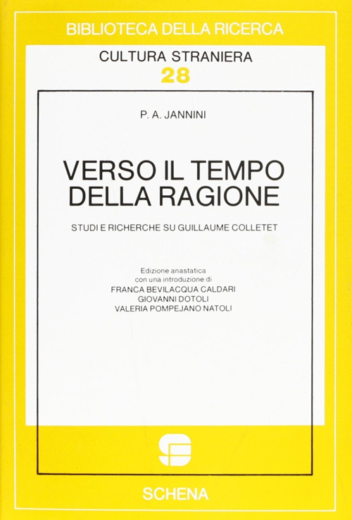 Verso il tempo della ragione. Studi e ricerche su Guillaume Colletet (1965)