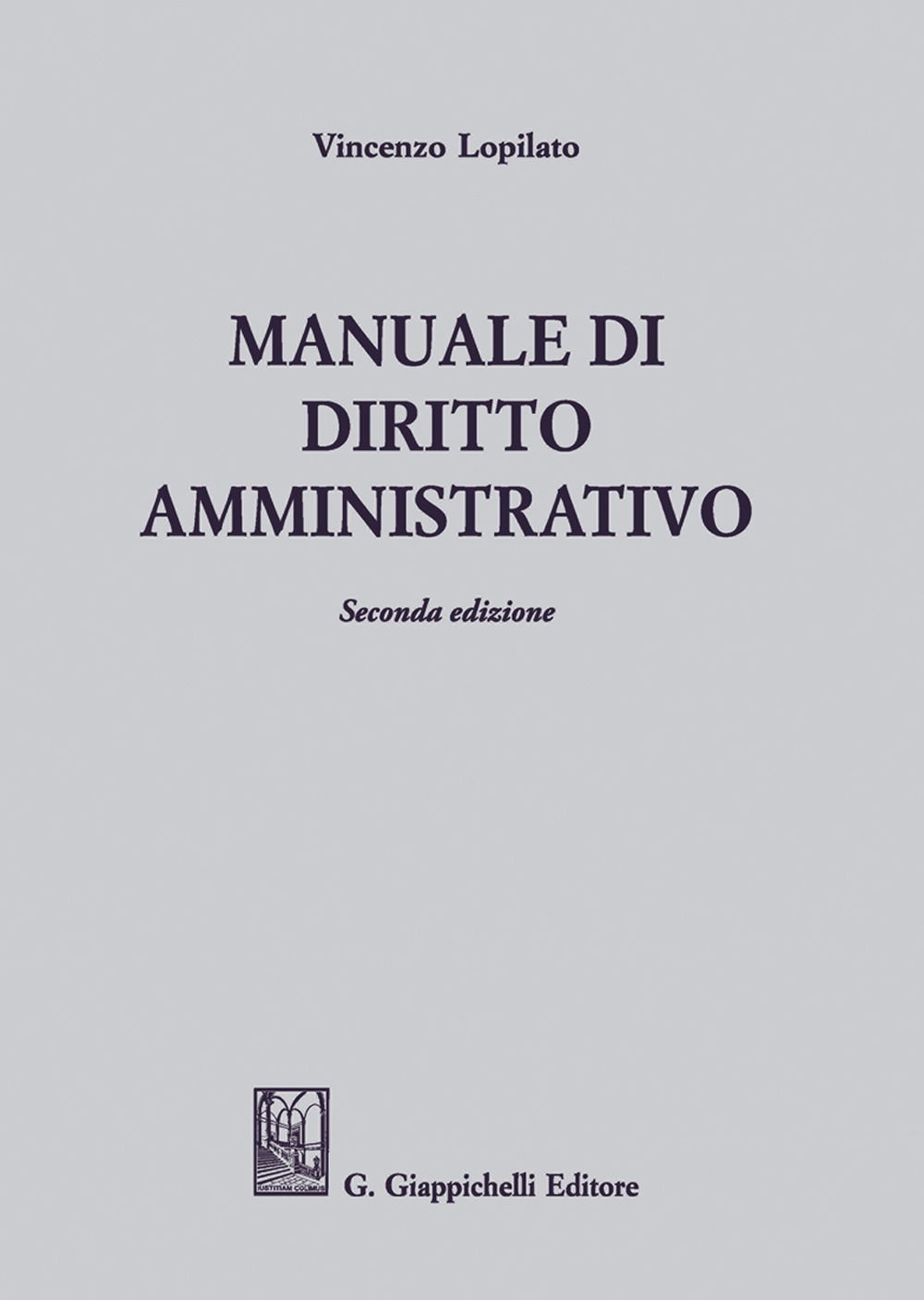 Manuale di diritto amministrativo