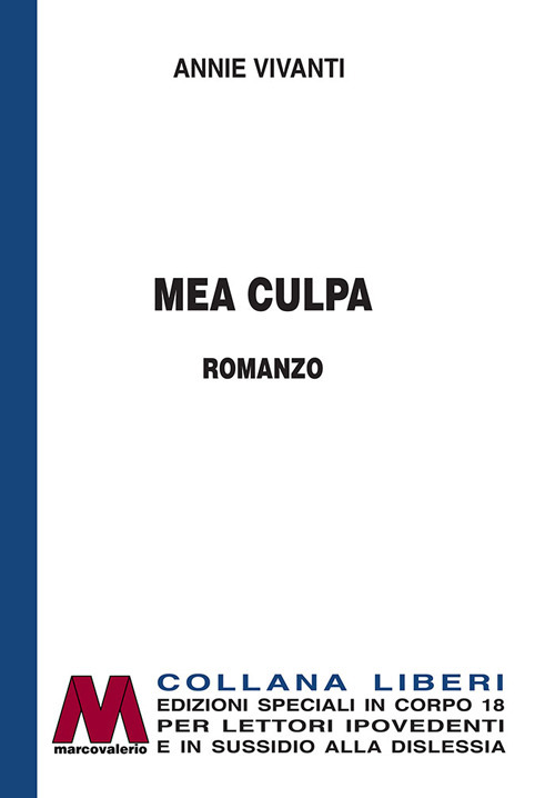 Mea culpa. Ediz. per ipovedenti