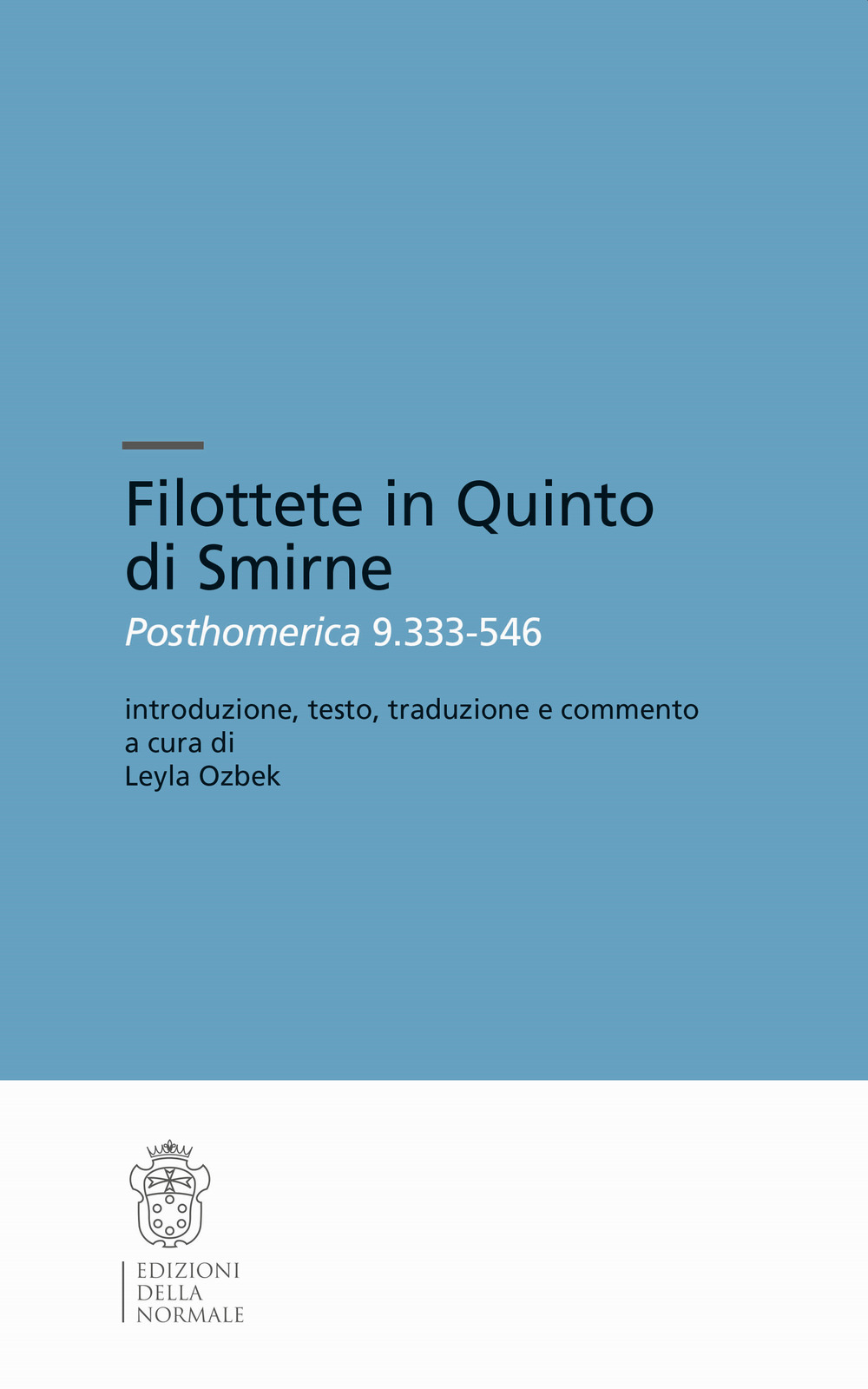 Filottete in Quinto di Smirne. Posthomerica 9.333-546