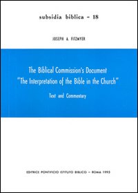 The Biblical commission's document 