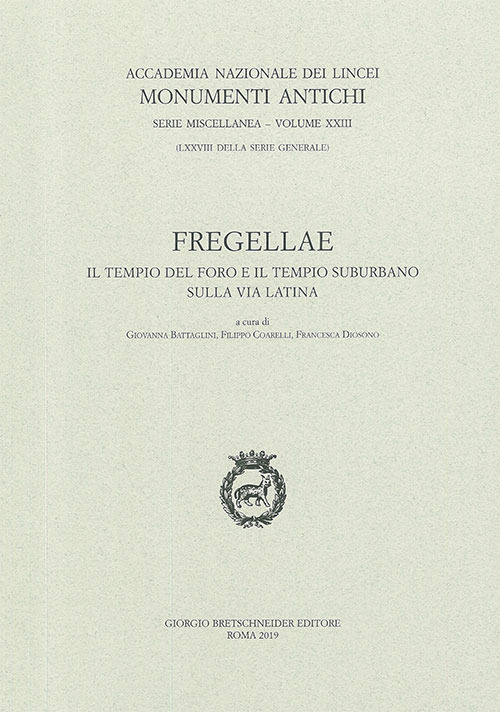 Fregellae. Il tempio del Foro e il tempio suburbano sulla via Latina