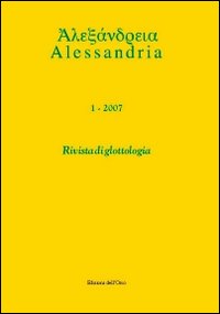 Alessandria. Rivista di glottologia. Vol. 1