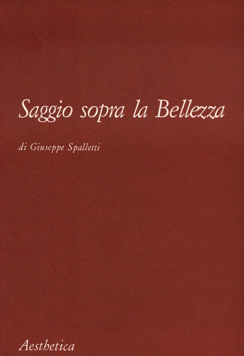 Saggio sopra la bellezza