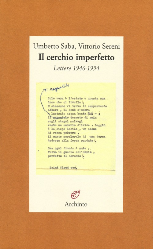 Il cerchio imperfetto. Lettere 1946-1954