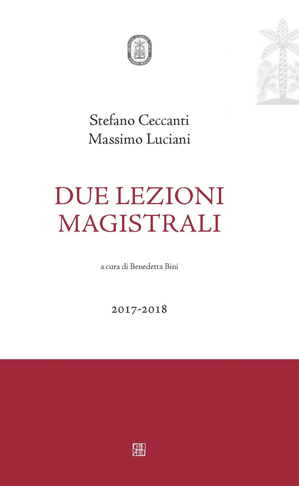 Due lezioni magistrali 2017-2018