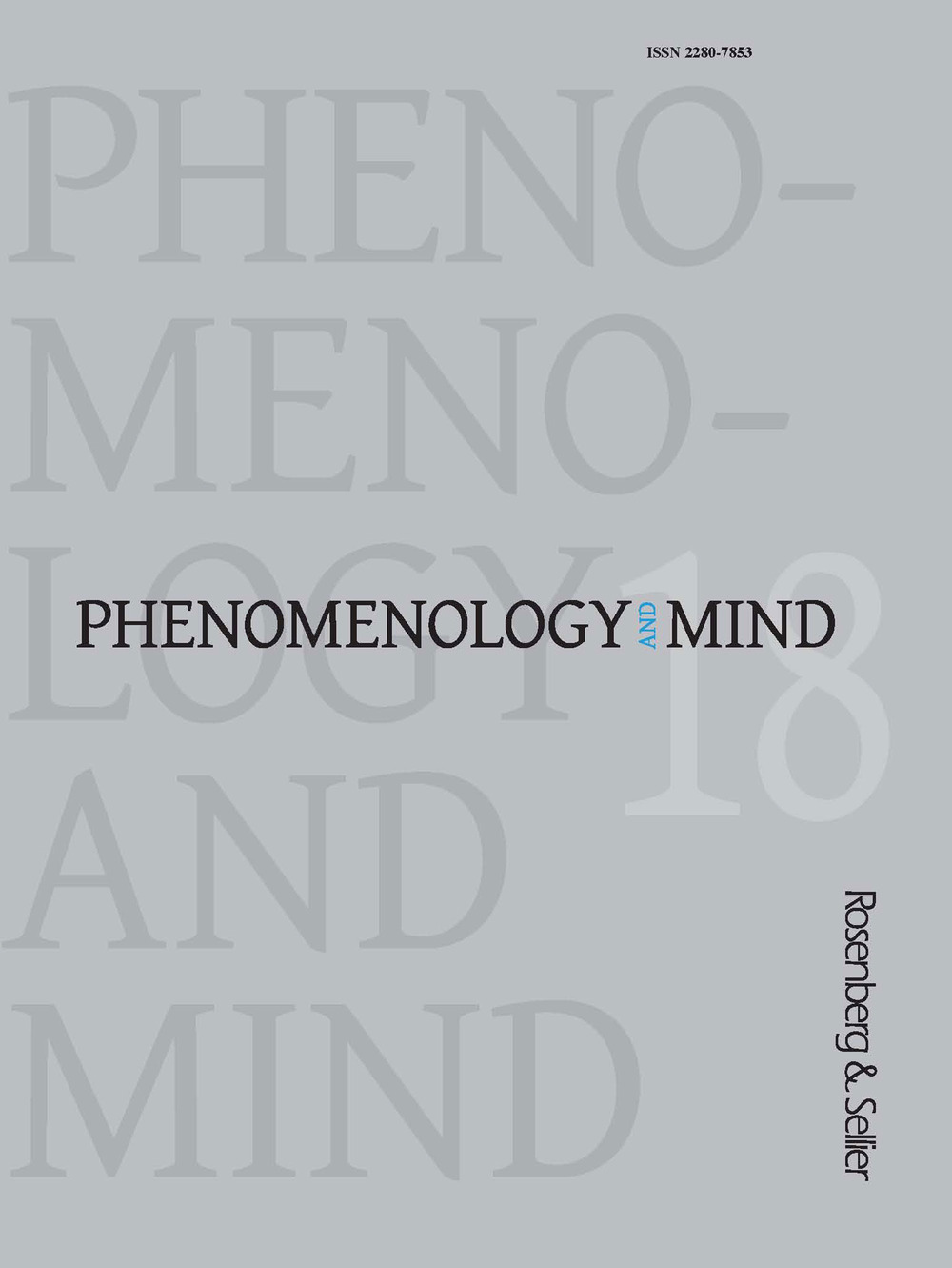 Phenomenology and mind (2020). Vol. 18: Psychopathology and phenomenology. Perspectives