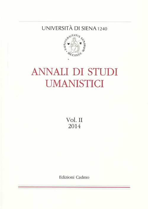 Annali di studi umanistici (2014). Vol. 2