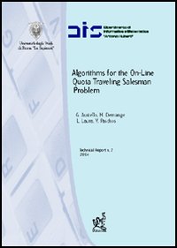 Algorithms for the on-line quota traveling salesman problem