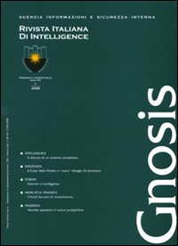 Gnosis (2008). Rivista italiana di Intelligence. Vol. 1