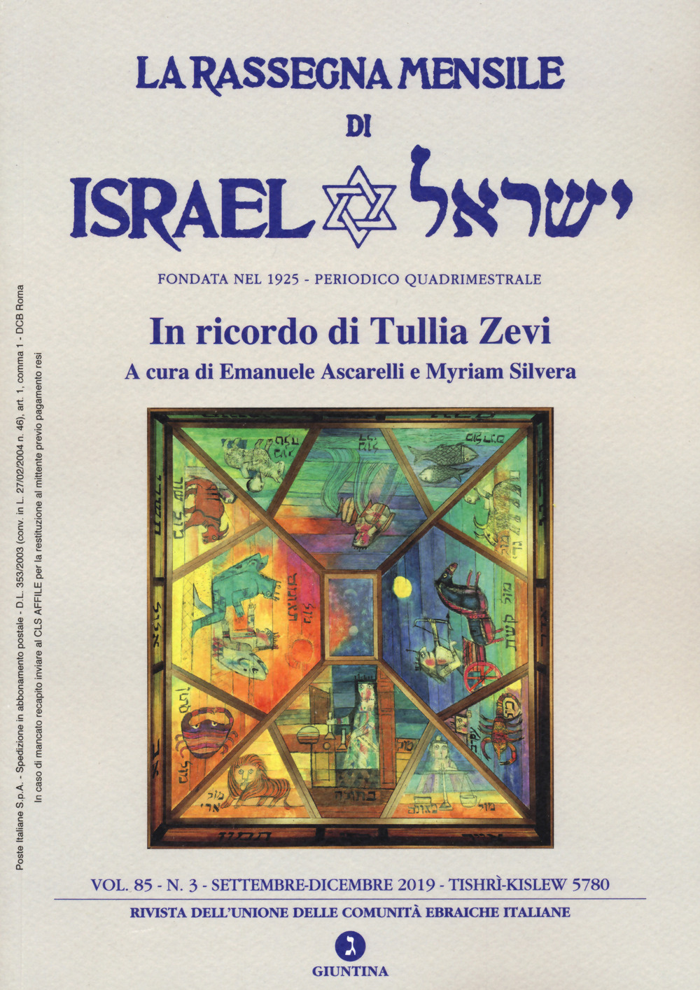 La rassegna mensile di Israel. Ediz. italiana e inglese (2019). Vol. 85/3