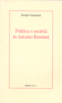 Politica e società in Antonio Rosmini