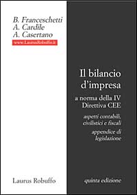 Il bilancio d'impresa a norma della 4ª direttiva CEE