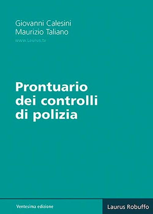 Prontuario dei controlli di polizia