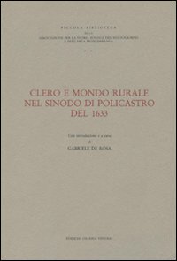 Clero e mondo rurale nel sinodo di Policastro del 1633
