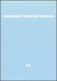 Rassegna storica lucana. Vol. 14