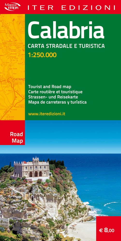 Calabria. Carta stradale e turistica 1:250.000