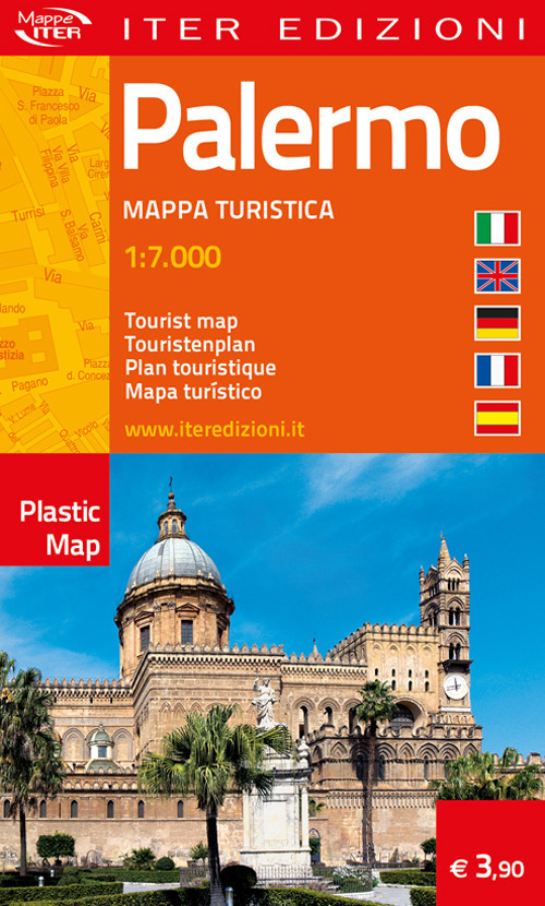 Palermo. Mappa turistica 1:7.000. Ediz. multilingue