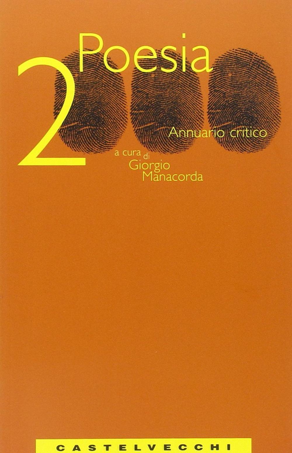 Poesia 2000. Annuario. Poesia on line