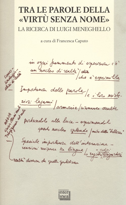 Tra le parole della «virtù senza nome». La ricerca di Luigi Meneghelle. Atti del Convegno internazionale di studi. (Malo, 26-28 giugno 2008)