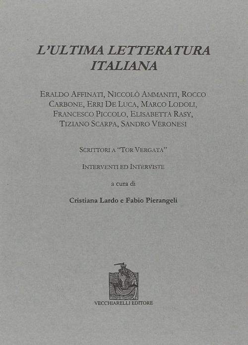 L'ultima letteratura italiana