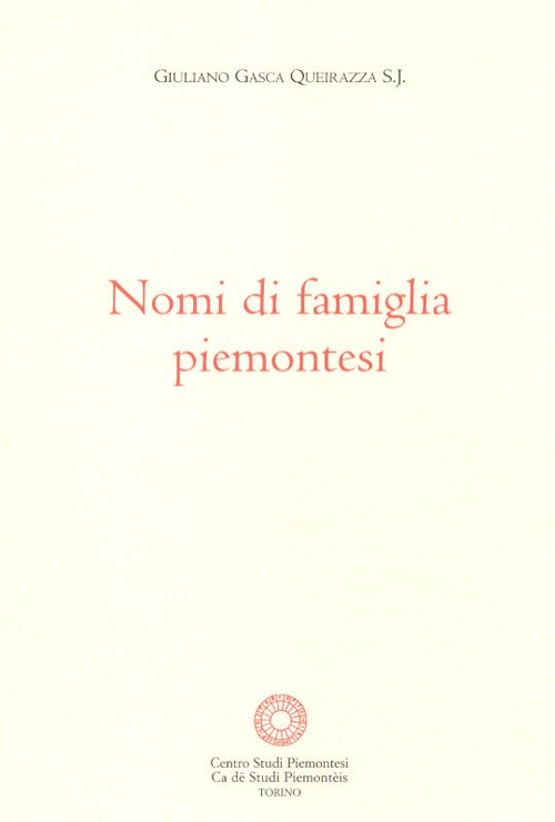 Nomi di famiglia piemontesi