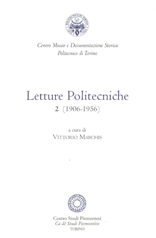 Letture politecniche (1907-1956)