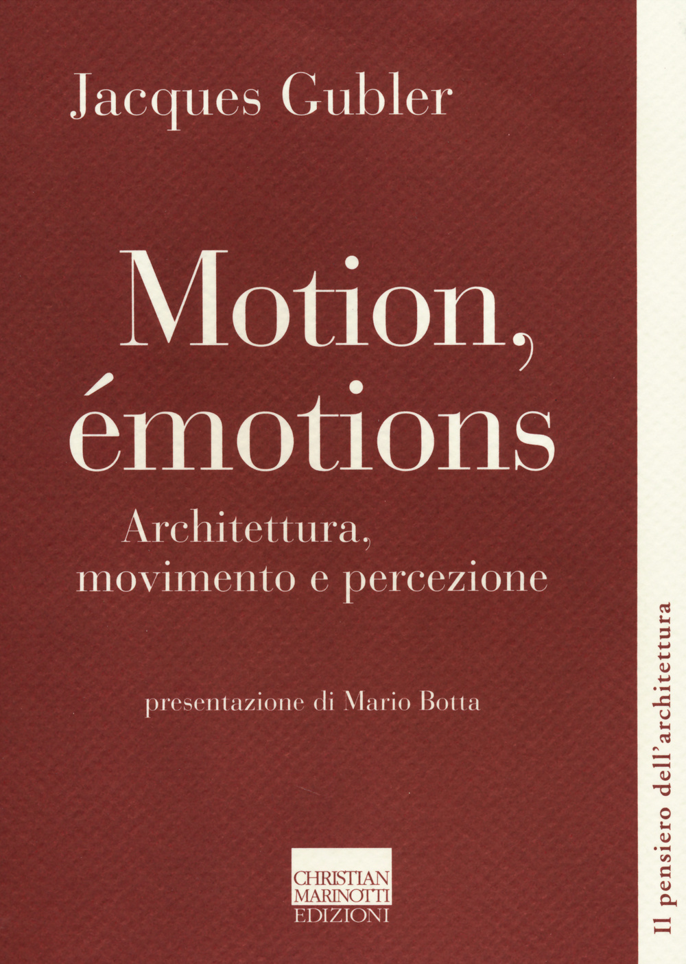 Motion, émotions. Architettura, movimento e percezione