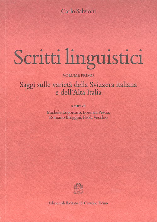 Scritti linguistici