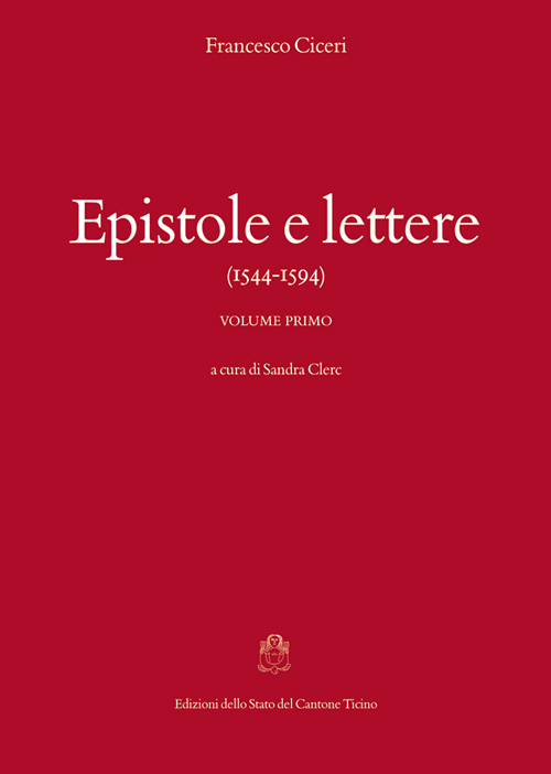 Epistole e lettere (1544-1594)