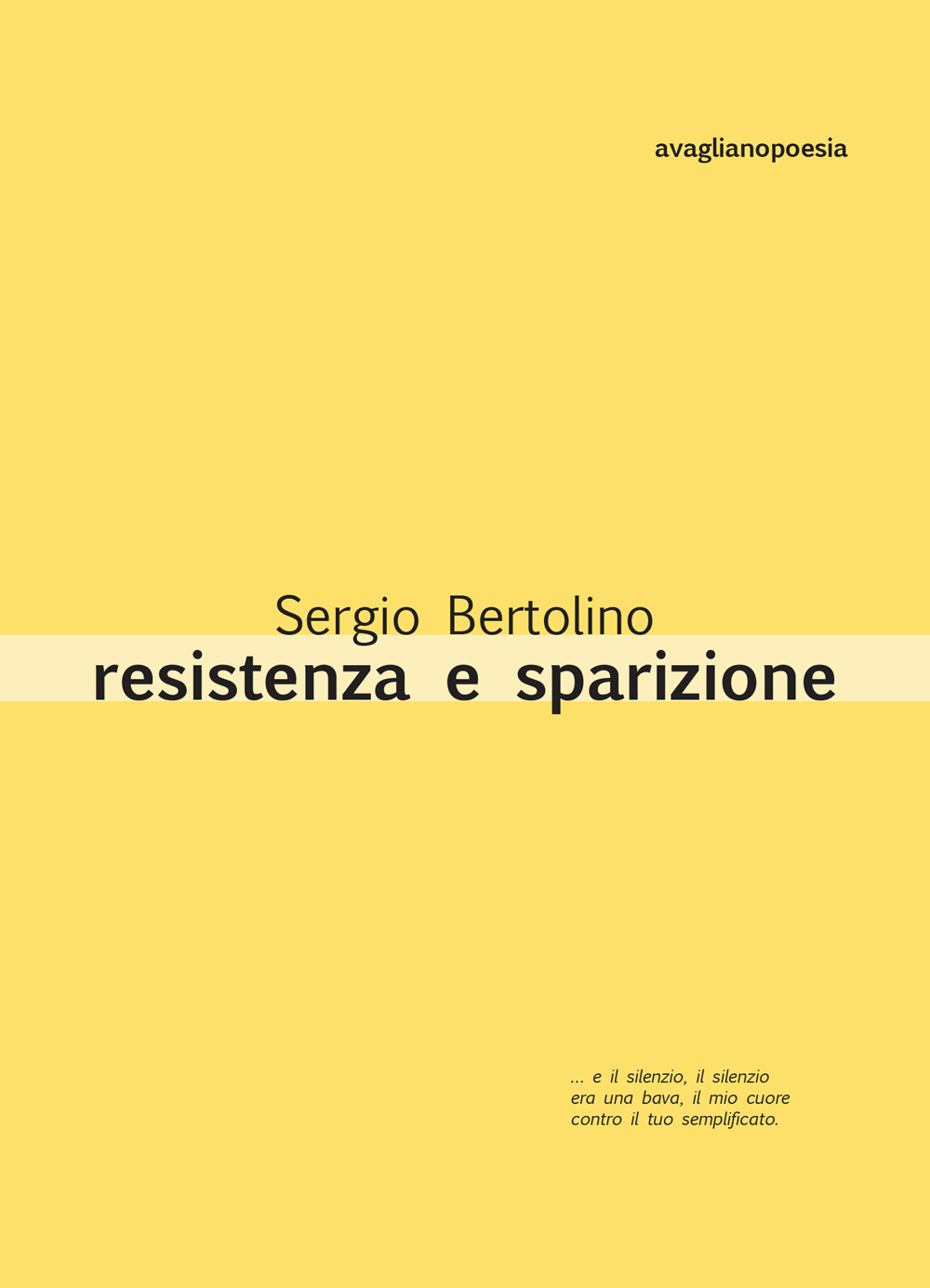 Resistenza e sparizione