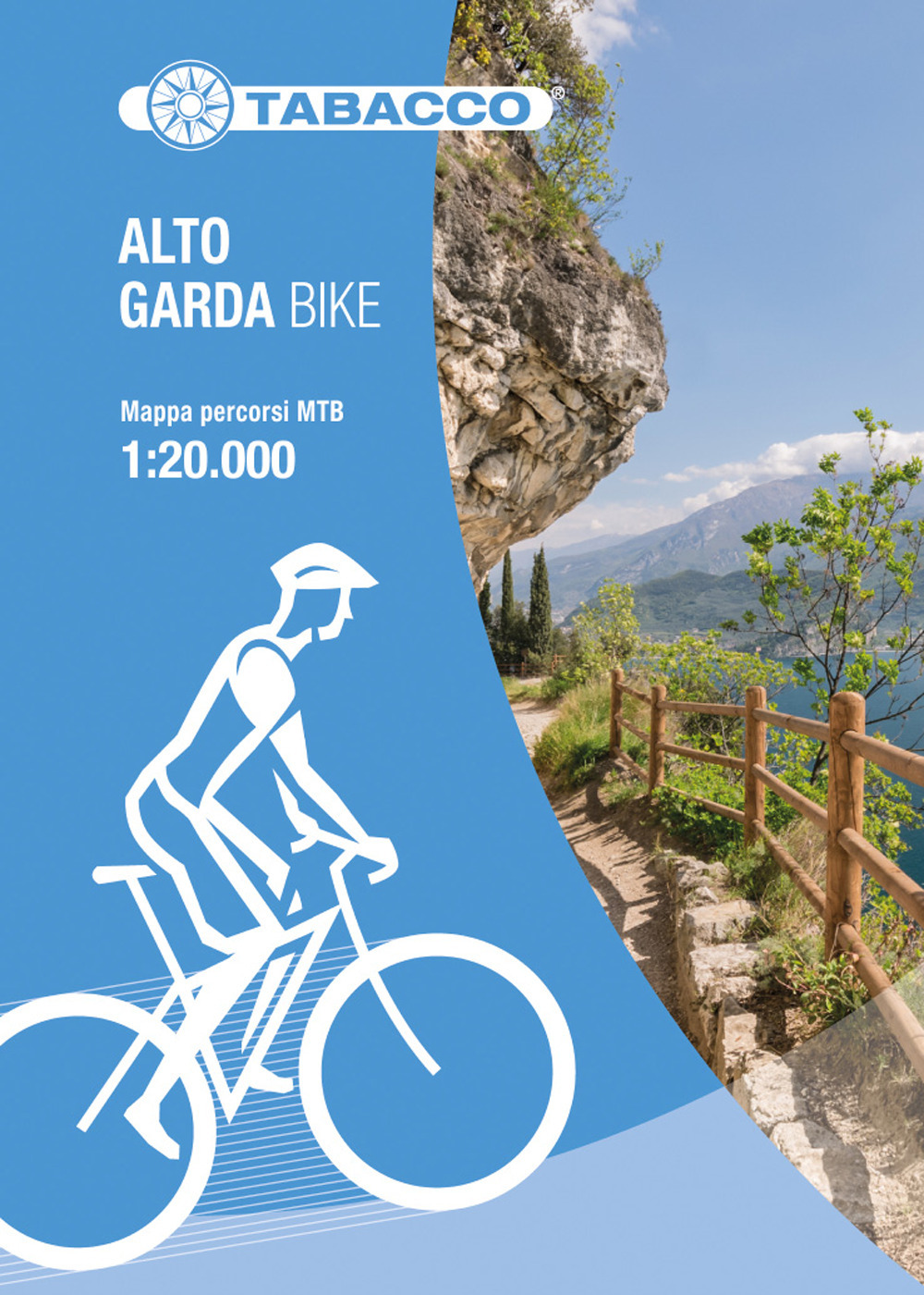 Alto Garda bike. Mappa percorsi MTB 1:20.000. Antistrappo, impermeabile, fotodegradabile. Ediz. italiana, inglese, francese e tedesca