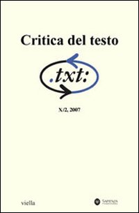 Critica del testo. Vol. 10/2