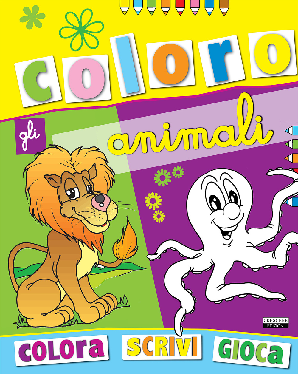 Coloro gli animali. Tutto un mondo di animali da colorare. Ediz. illustrata. Vol. 1