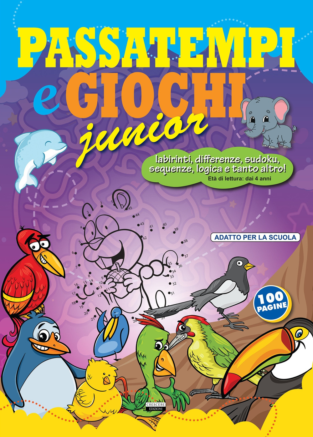 Passatempi e giochi junior. Viola. Ediz. illustrata