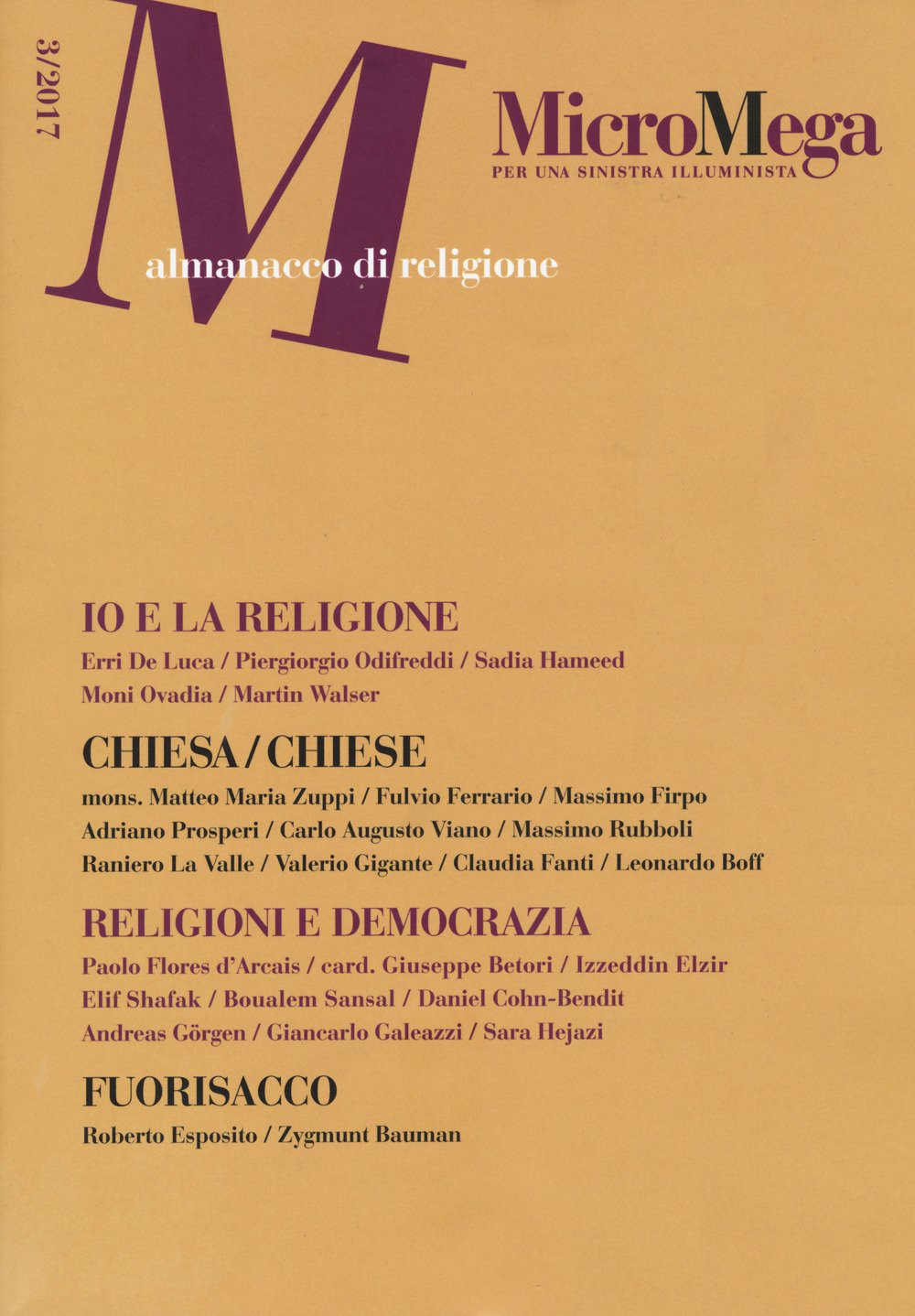 Micromega (2017). Vol. 3: Almanacco di religione