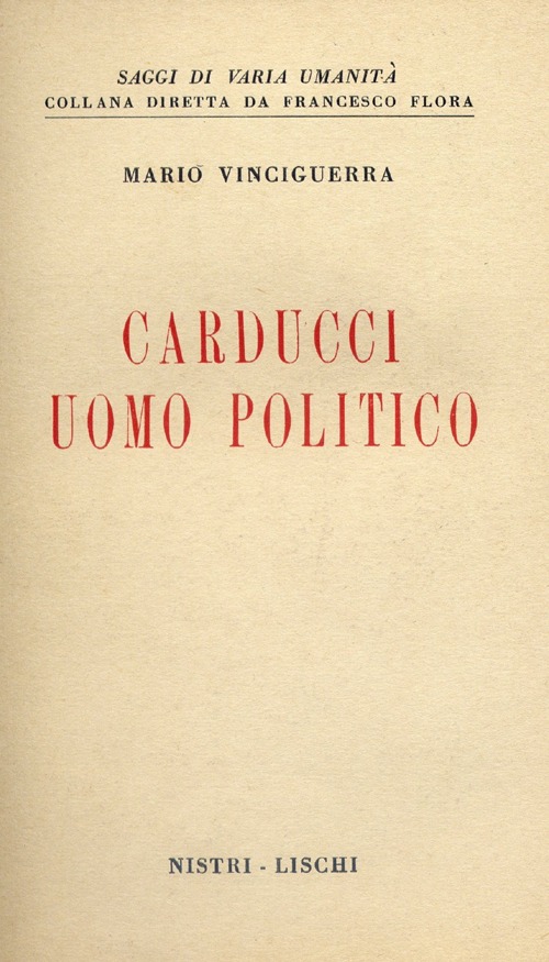 Carducci uomo politico
