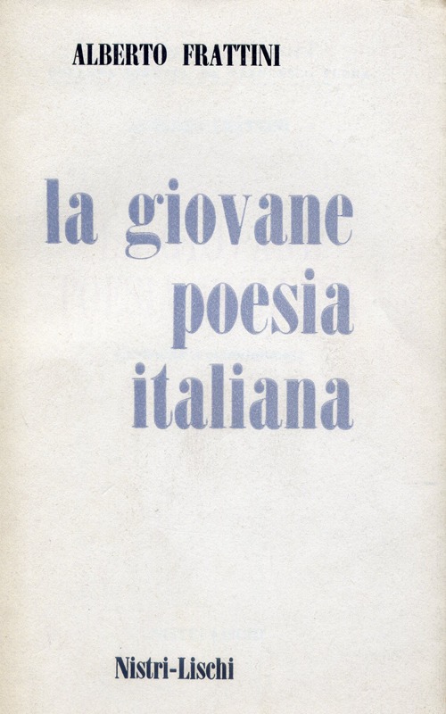 La giovane poesia italiana