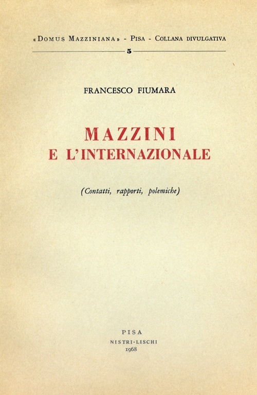 Mazzini e l'Internazionale