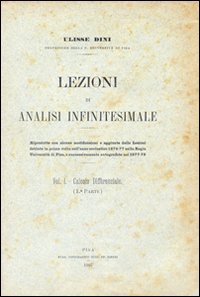 Lezioni di analisi infinitesimale. Vol. 1